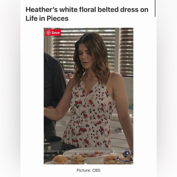 A.L.C. Richards Floral Silk Print Belted Midi Dress Size 6 - Picture 3 of 10